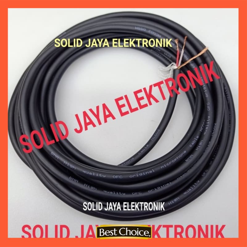 KABEL MIC BMA ORIGINAL KABEL STEREO MICROPHONE BMA OFC TEMBAGA ASLI