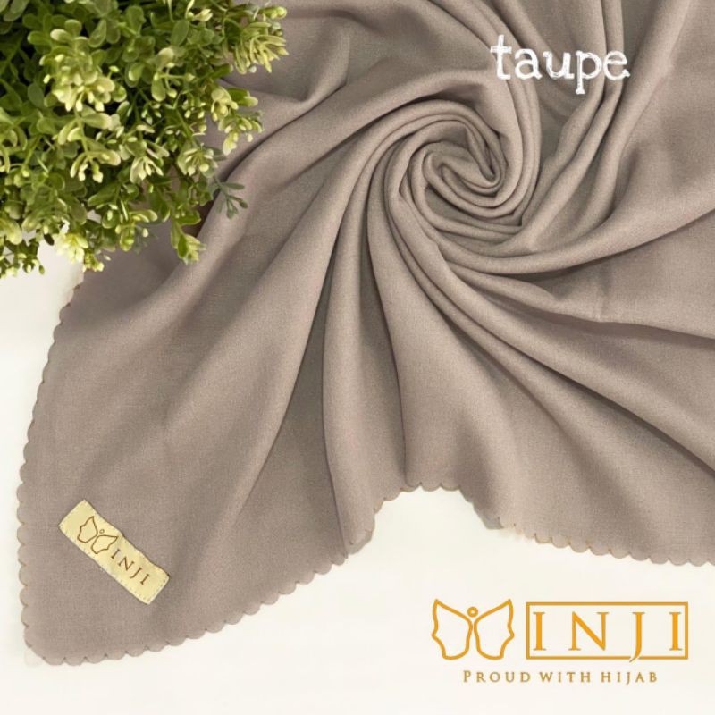 Taupe - Hijab polos by INJI