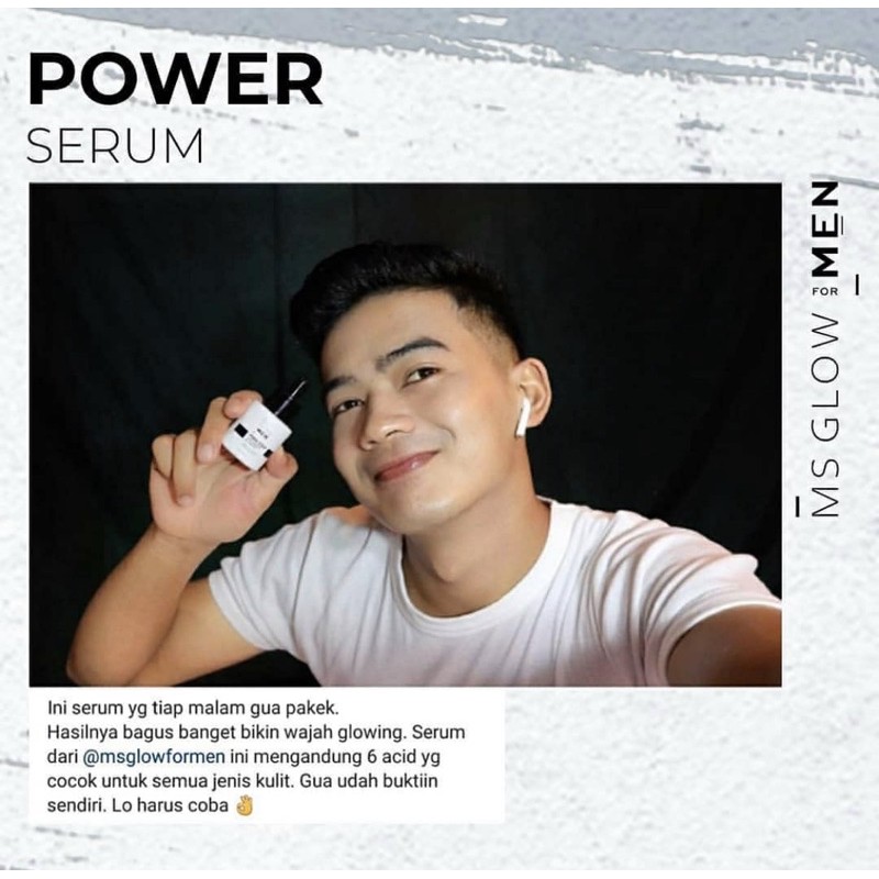 POWER SERUM MSGLOW FORMEN