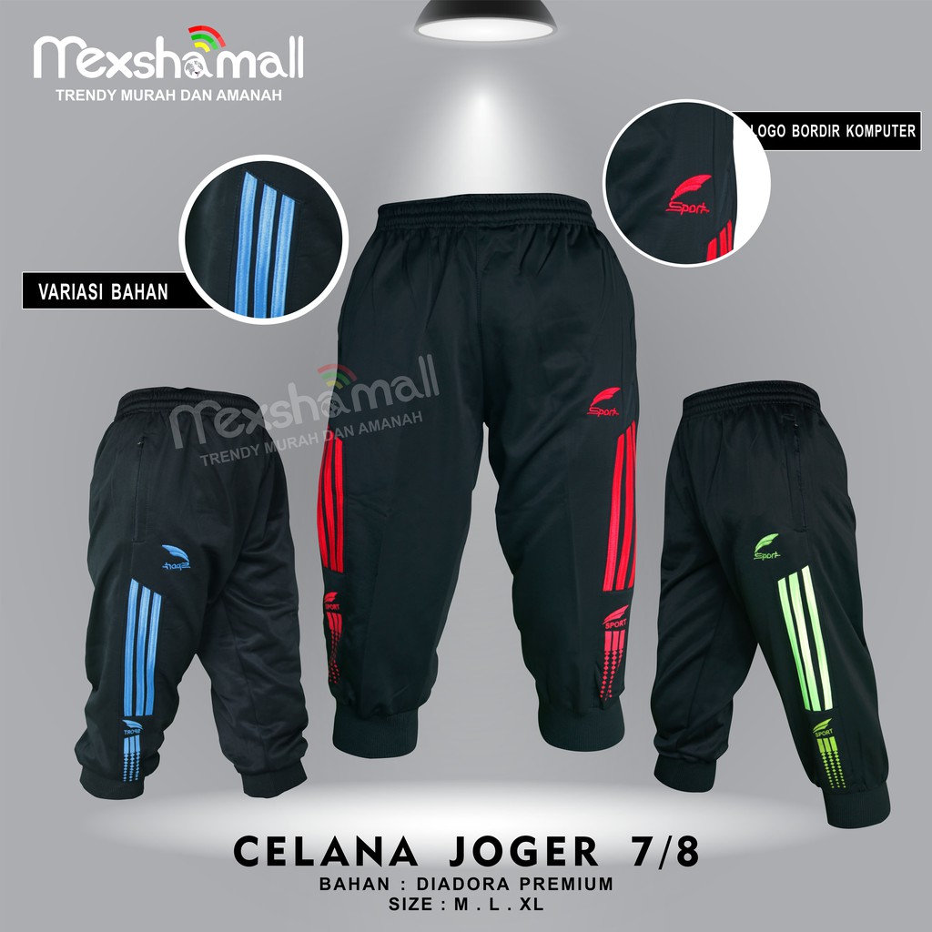 Training Jogger Pria  Sport Olahraga Gym Fittness Running  