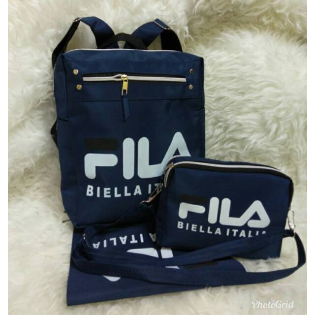 Backpack FlLA anabe tas ransel wanita mewah harga murah tas lokal