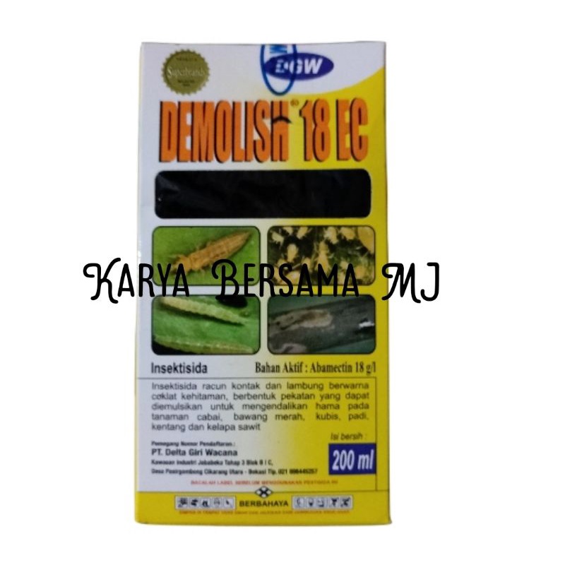 OBAT KRITING DAUN | DEMOLISH 200 ML + KAOS