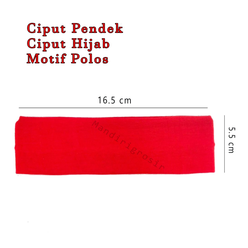 Ciput Pendek*Ciput*Ciput Hijab *Motif Polos*Bandana