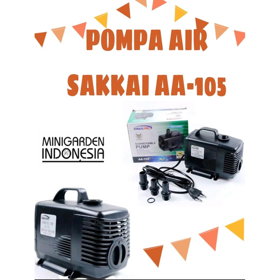 SAKKAI PRO AA-105 POMPA AIR CELUP WATER PUMP AQUARIUM KOLAM MANCUR