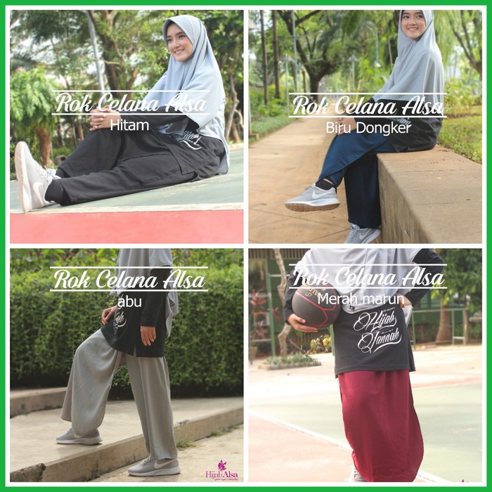 Hijab Alsa - Rok Celana Alsa Uk M