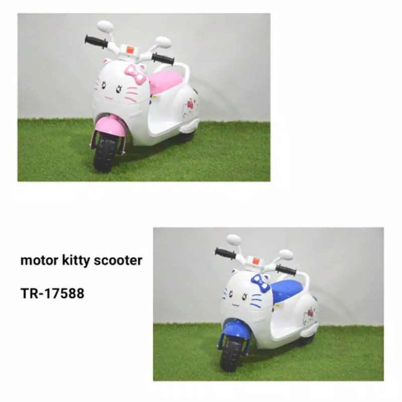 motor aki 6volt hello kitty