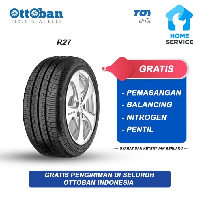 Toyo Tires R27 185/55 R15 82V TYR27 DTL Ban Mobil