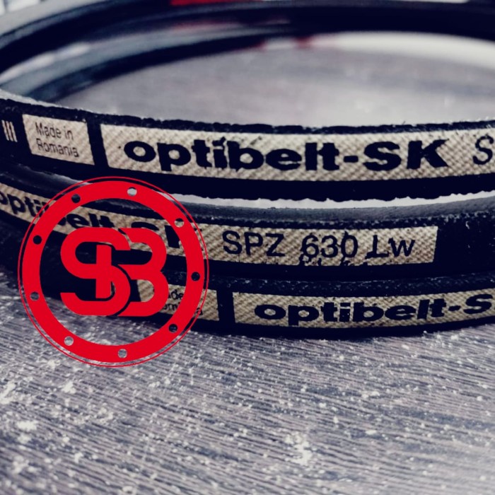 V BELT SPZ630 / SPZ 630 LW OPTIBELT