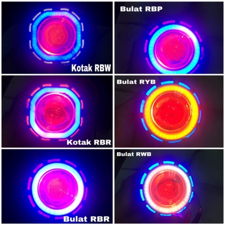 Lampu Depan Utama LED PROJIE UNIVERSAL Lampu AE DE Hand Lamp Depan Merk Projie LED Variasi Motor AE DE Semua Aksesoris Variasi Motor