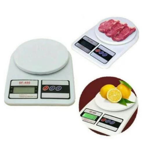 10 kg Timbangan paket paketan shopee digital emas dapur elektrik max mini kitchen scale SF400 free batre