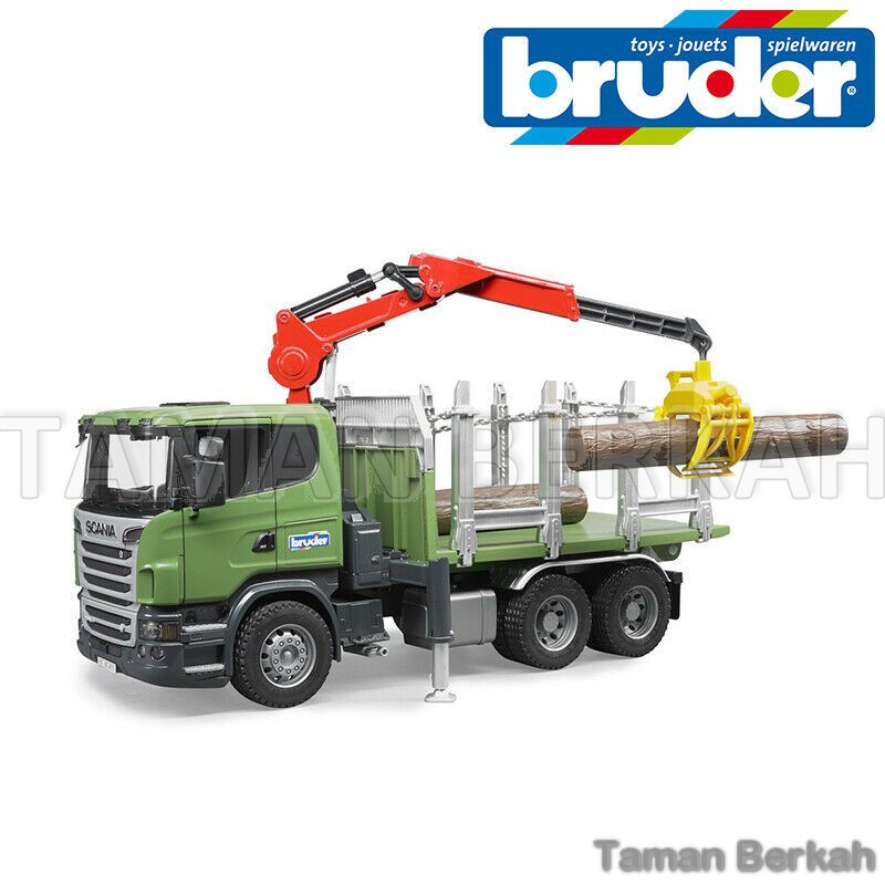 Jual Bruder Scania R Series Timber Transport Truck W Loading Crane  Indonesia|Shopee Indonesia