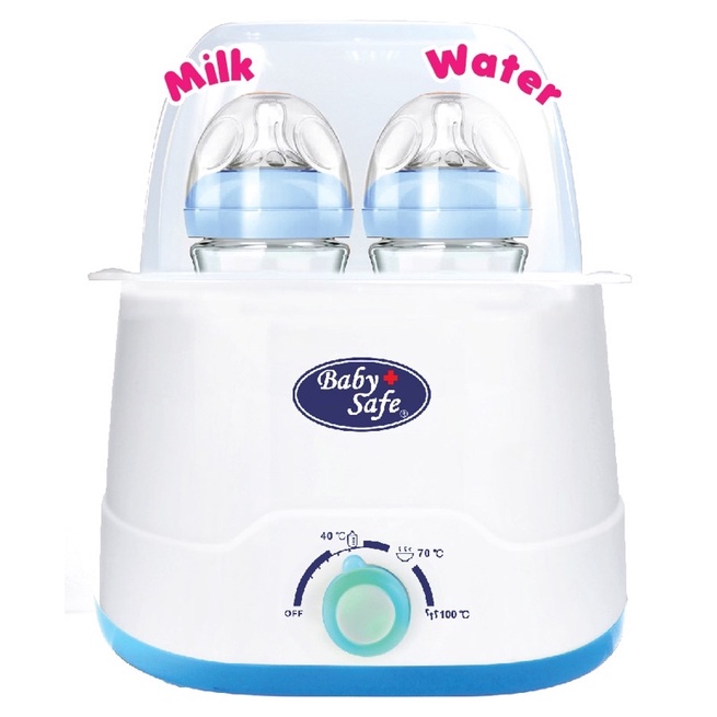 Baby Safe Twin warmer - Alat Penghangat Susu dan makanan bayi LB216