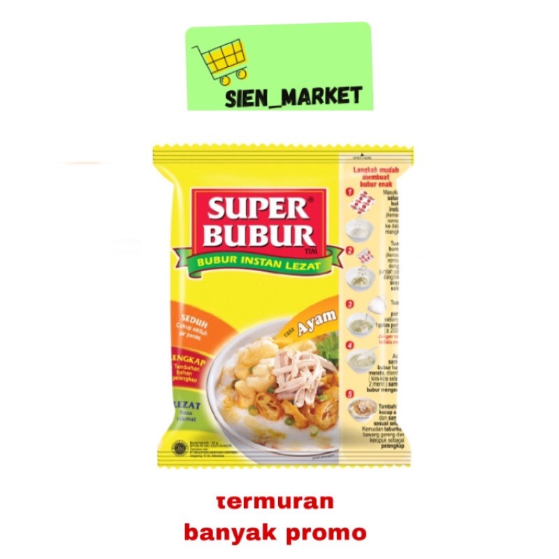 

SUPER BUBUR SINGLE 45 GR TERMURAH SUPER BUBUR MURAH