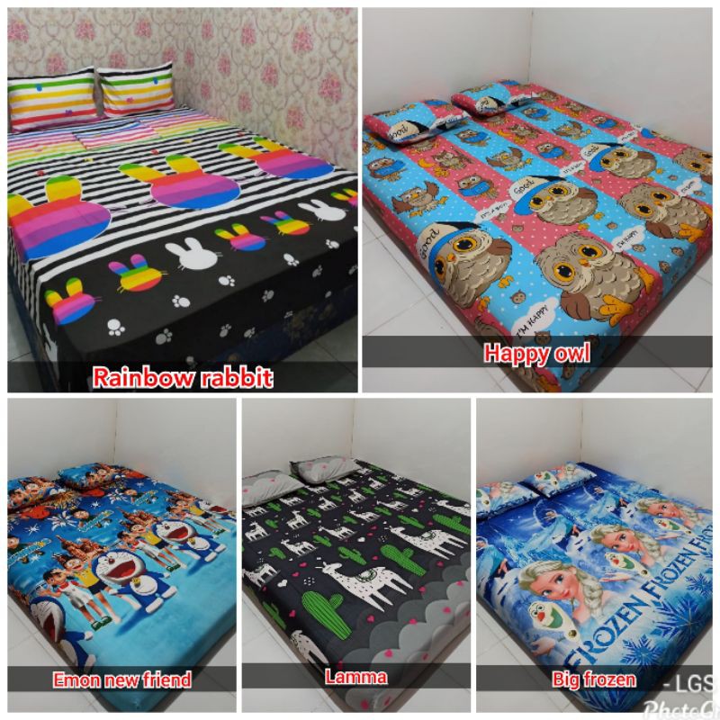 Sprei home made !! sprei doraemon Sprei murah sprei katun sprei anak sprei homemade karakter