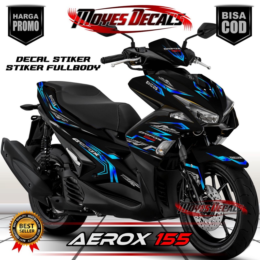 Decal Stiker striping AEROX 155 motif ducati Full body variasi-Decal Aerox 155 VVA Matrixline