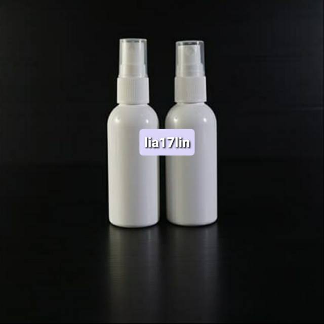 Botol Spray 60ml putih susu botol plastik Pump Spray Semprot Termurah putih susu
