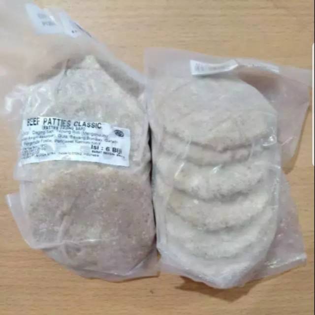 

Bernardi beef patties classic 6s