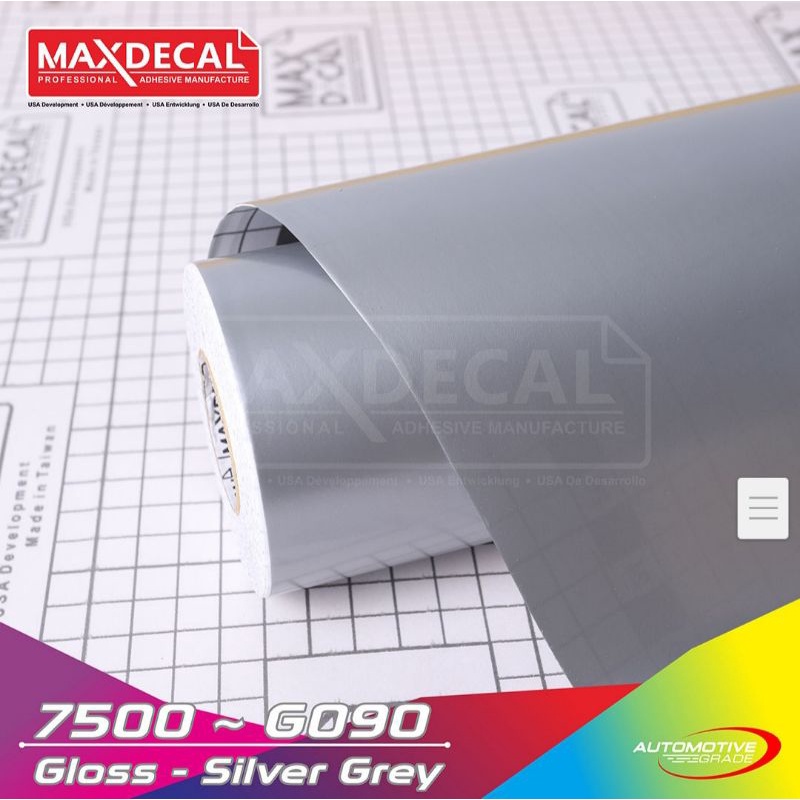 sticke-skotlet silver maxdecal skotlet silver glossy