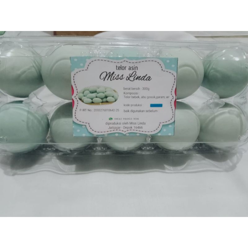 

Telor Asin Masir isi 10pcs
