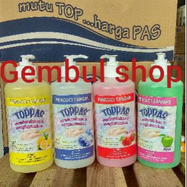 Sabun Cuci Tangan Pump 500 ml Toppas