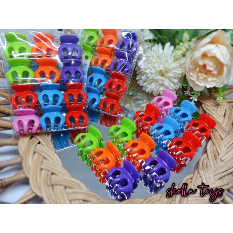 JEDAY RAMBUT MINI/JEPIT PONI 2CM ISI 12PCS