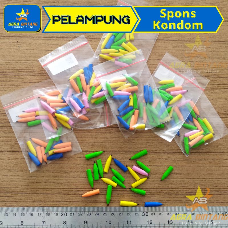 PELAMPUNG PANCINGAN SPONS KONDOM