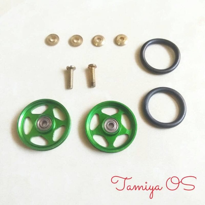 Aluminium Roller Bearing HJH With Rubber Ring - Roller Tamiya