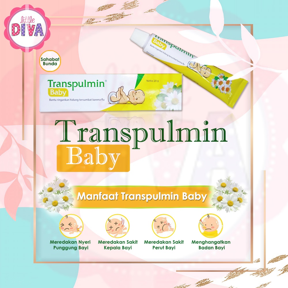 Salep TRANSPULMIN BABY 20gr - Balsam Bayi Ketika Flu ens