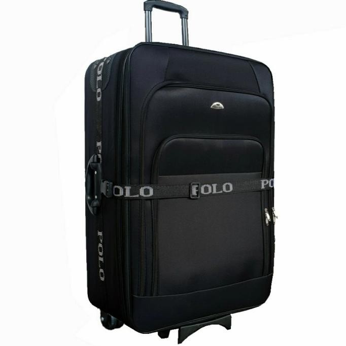 PROMO koper polo 32 inch SUPERJUMBO - Hitam / KOPER