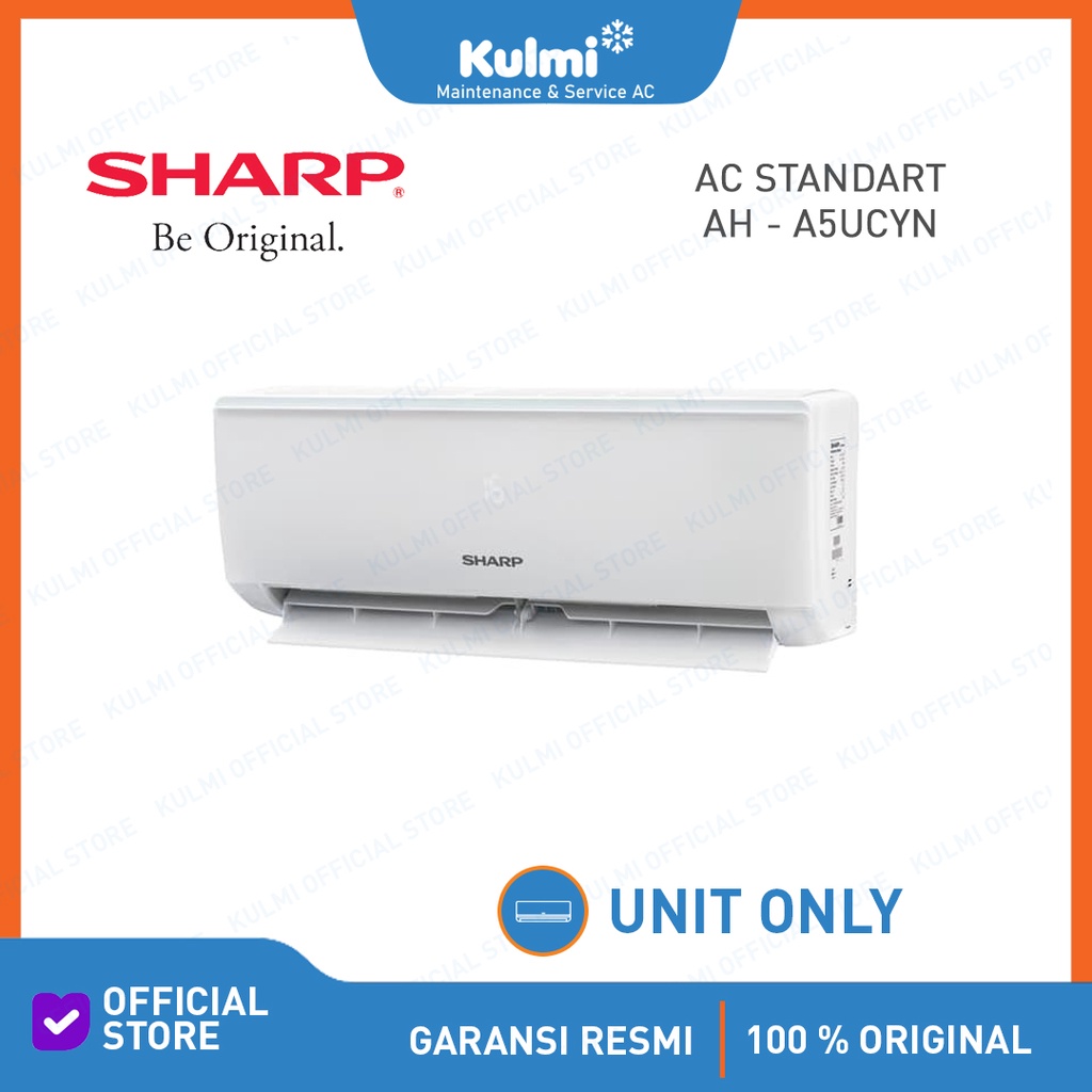 AC SHARP AH-A5UCYN 1/2PK 340WATT LOW WATT - UNIT ONLY