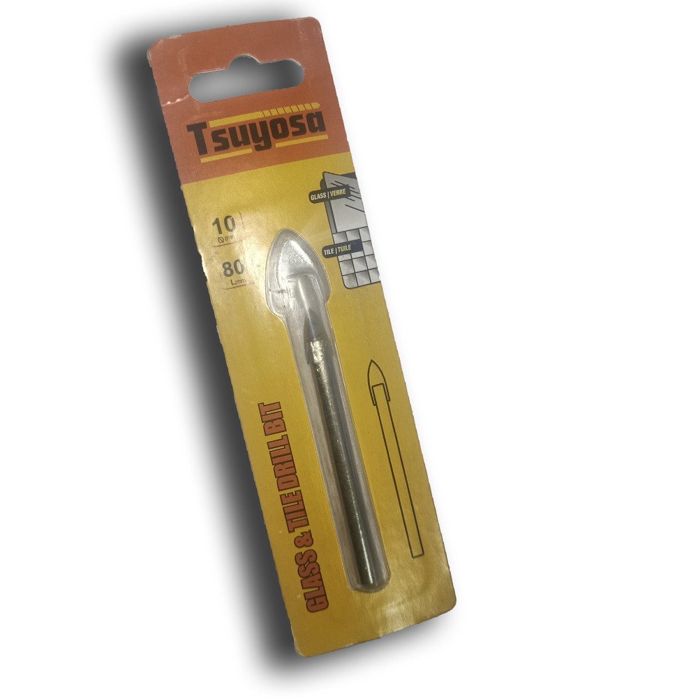 Mata Bor Kaca Model Lurus Tsuyosa 10mm