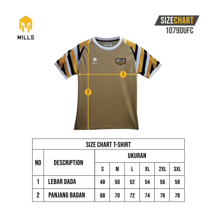 MILLS JERSEY DEWA UNITED FC TRAINING JERSEY