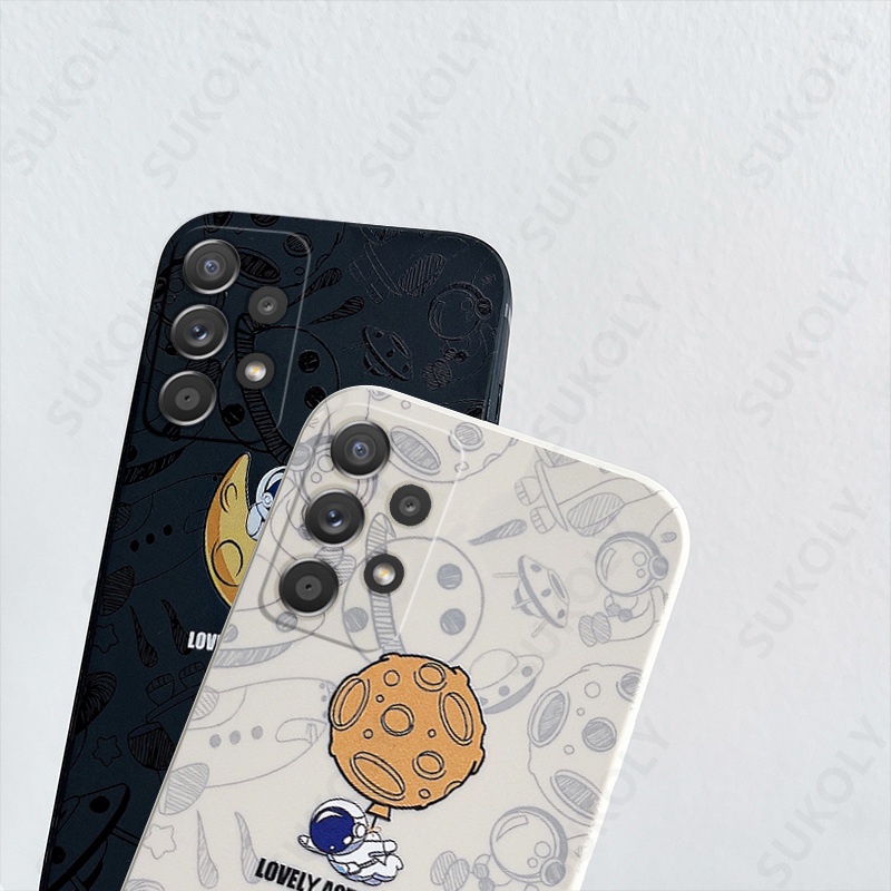 Casing Silikon SAMSUNG A32 A33 A23 A51 A53 A52 A42 A72 A71 A12 A13 A21s A22 A20 A02 A50 S2122 Motif Astronot Disney