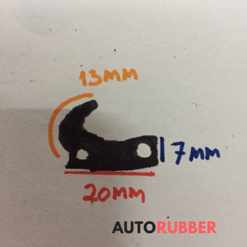 Karet Frame Kaca Geser Bingkai Kaca Geser Mobil