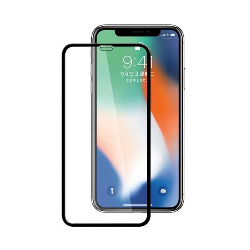 Screen protector iphone x / xs / 11 pro tempered glass iphone full cover