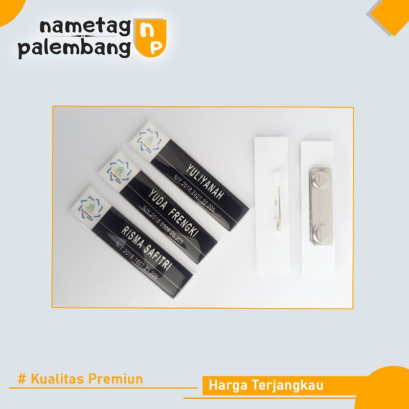 

Nametag akrilik murah peniti magnet