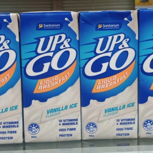 

Sanitarium Up&Go Breakfast Cair 350ml Sanitarium Susu Sarapan Milk Up & Go
