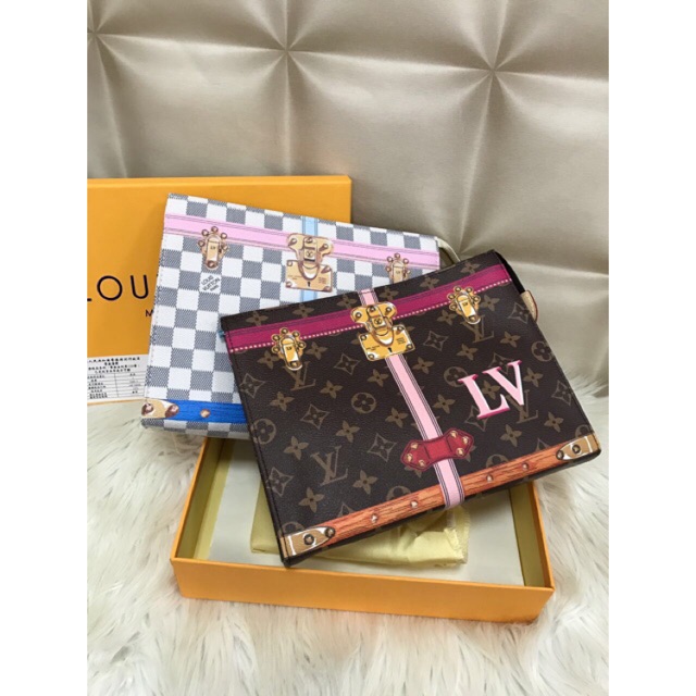 HANDBAG LV TRUNK UK 25 KULIT SERAP AIR LIKE ORI