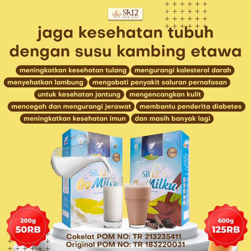 

Susu Kambing Etawa GoMilku SR12