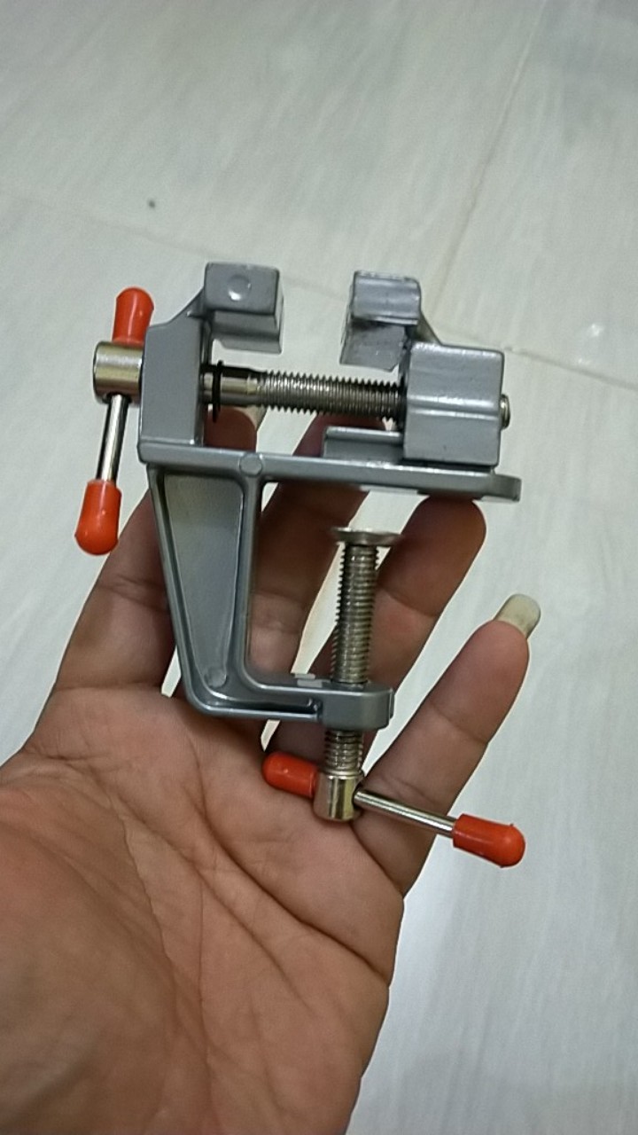 Mini Bench Vice Tool Clamp Meja Catok Kerajinan Seni Perhiasan Table