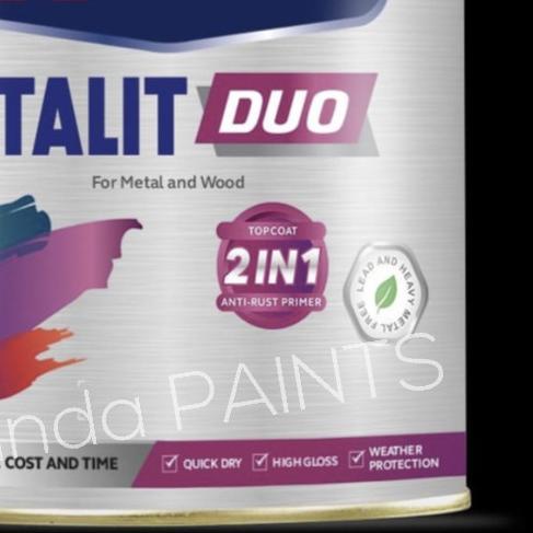 ♞ FTALIT DUO Cat Minyak Synthetic Warna PUTIH (1 KG) ☁