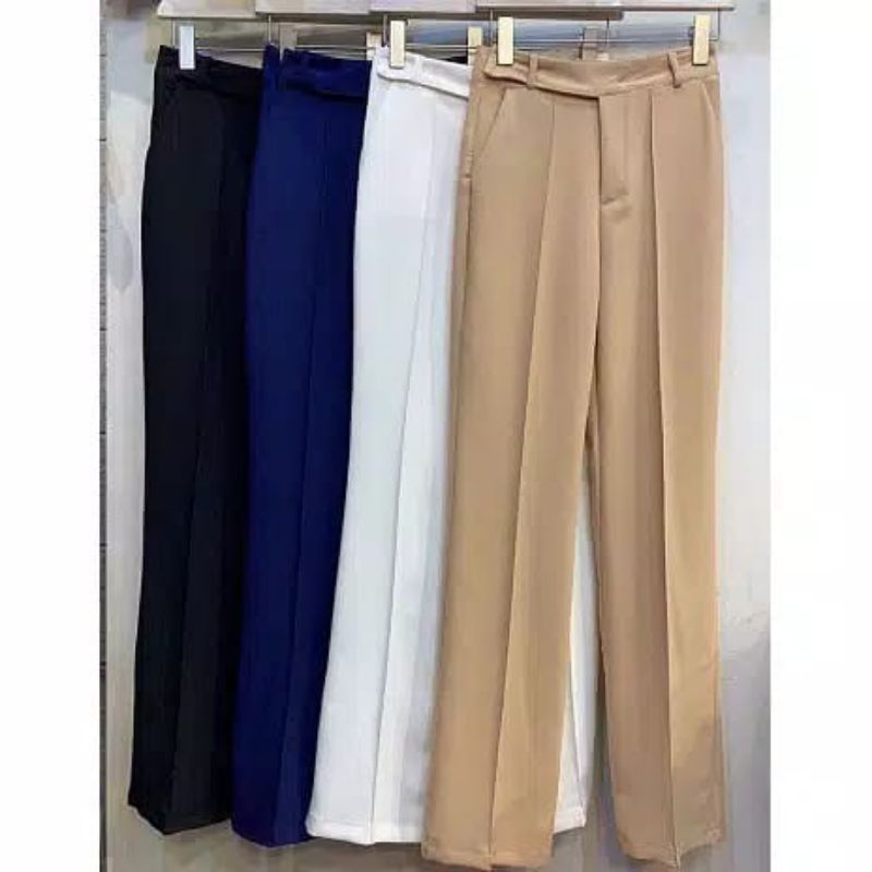 Celana Kulot Zipper List Ukuran Jumbo (Size S - Size XXXL)/E-4