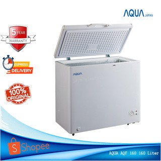 Chest Freezer AQUA 160 Liter AQF 160 Low Watt Garansi Resmi 5 Tahun