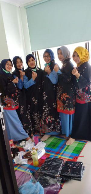 Atasan Batik Lengan Pendek 021 Risna Batik Hrb026 Hem Batik Murah Seno Sogan Bakung Padi Manggar