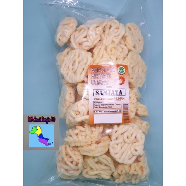 

Kerupuk Kriting Kecil Udang Sanjaya 250gr