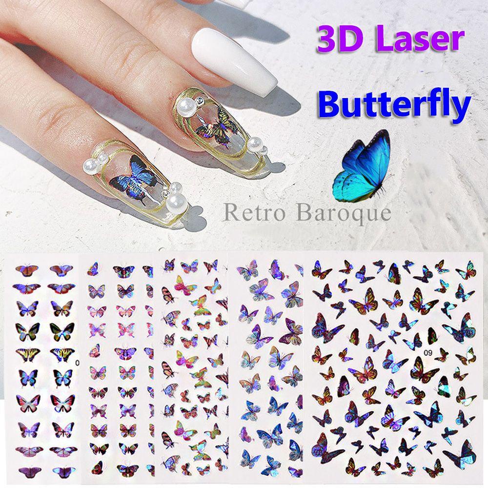 PREVA Nail Stickers Hot DIY Nail Art Holographic