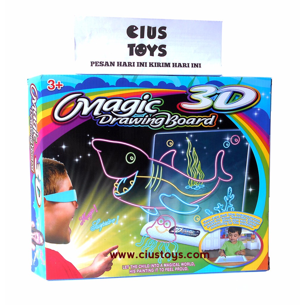 

GROSIR Papan tulis Gambar 3 Dimensi ( Magic 3D Drawing Board )