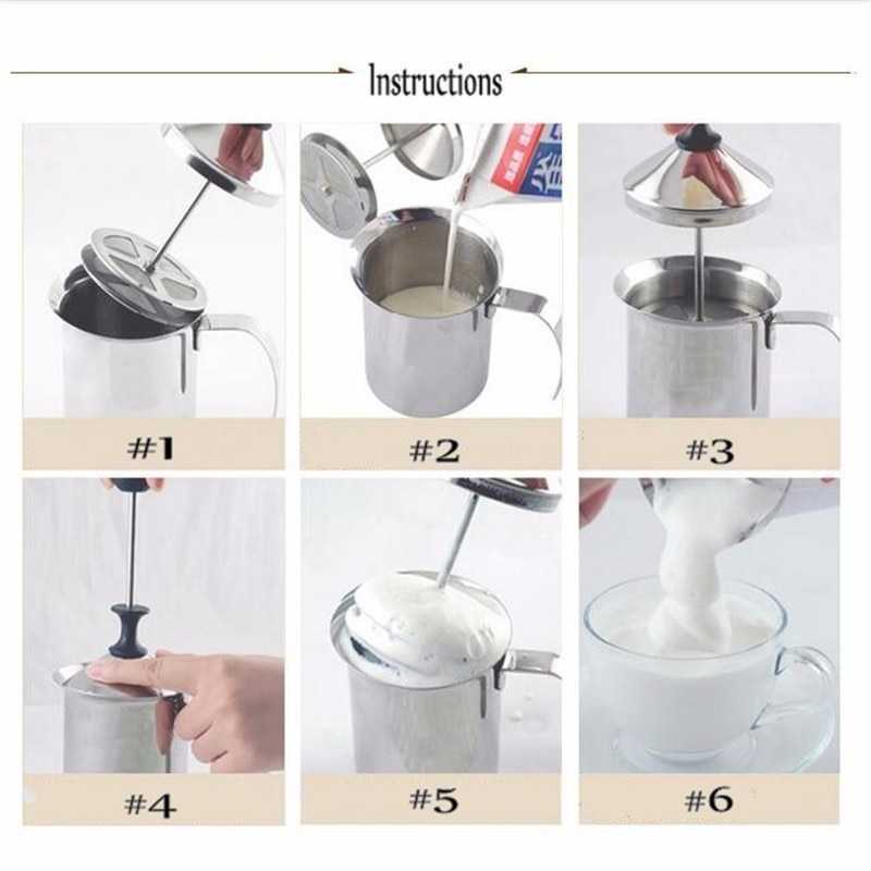 TD-AI04 One Two Cups Gelas Kopi Milk Jug Latte Art Frother 400ml - WZ0011