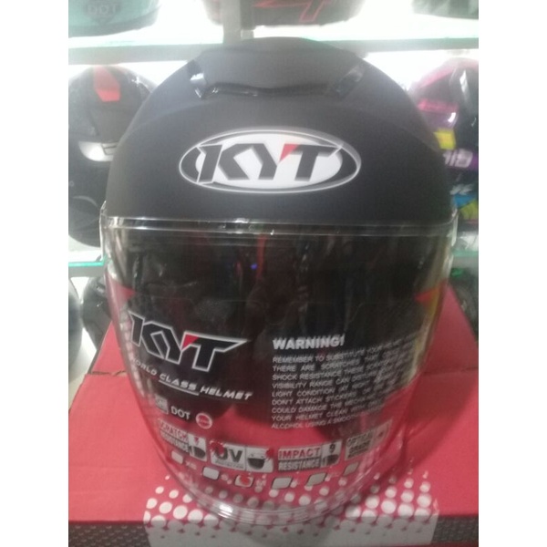 HELM KYT KYOTO HITAM DOF(ORIGINAL)