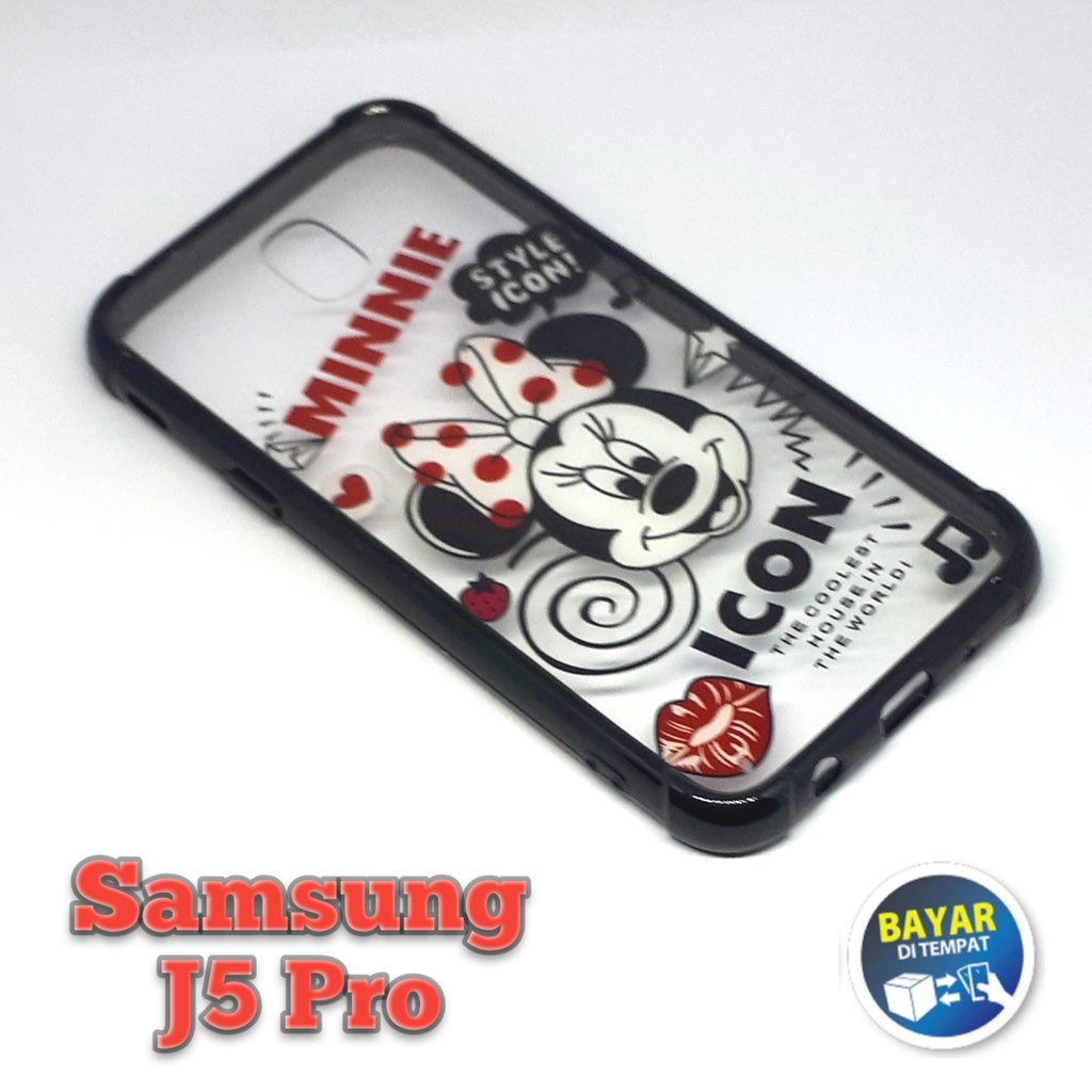 Casing Samsung J5 Pro Softcase Anticrack Motif Lucu